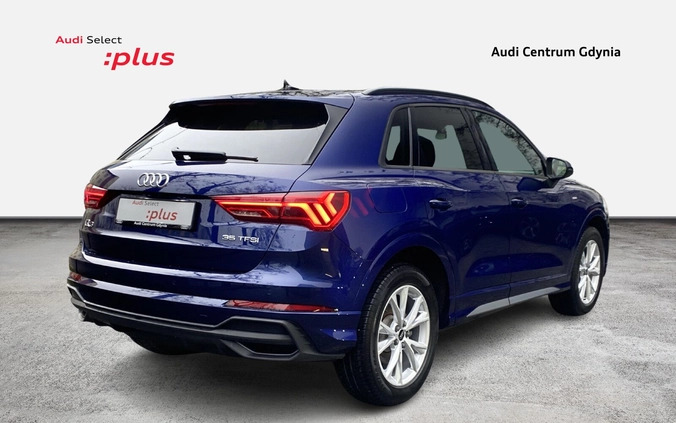 Audi Q3 cena 159900 przebieg: 17622, rok produkcji 2023 z Gdynia małe 407